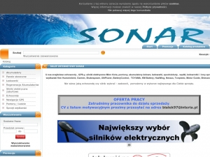 Sonar - sklep z elektroniką dla miłośników wody oraz turystyki
